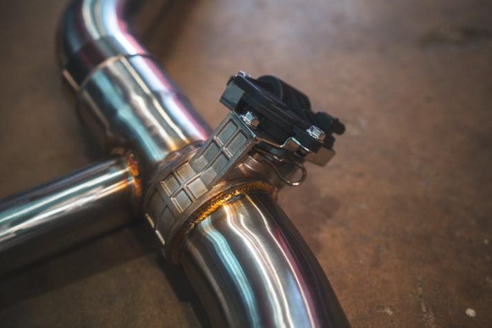 BMW G80,G82 M3,M4 3.0L Axleback, T304 SS, Brushed 3.5" Tips
