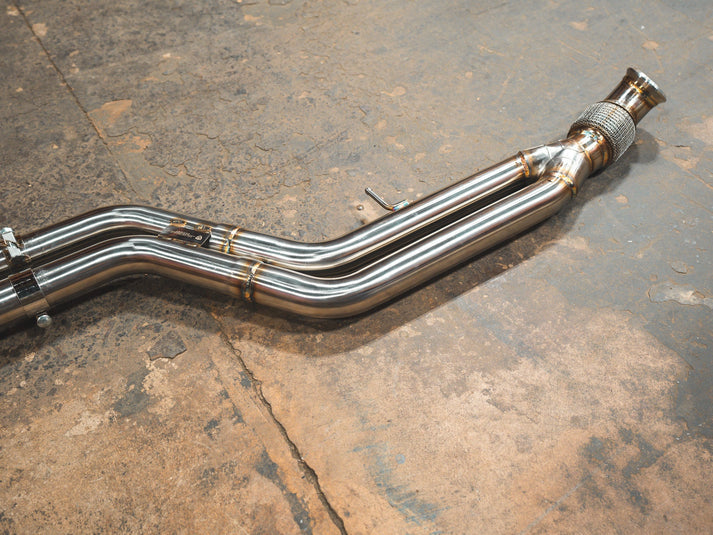 BMW F87 M2 3.0L Catback T304 Stanless Steel, Forged Carbon 3.5" Tips