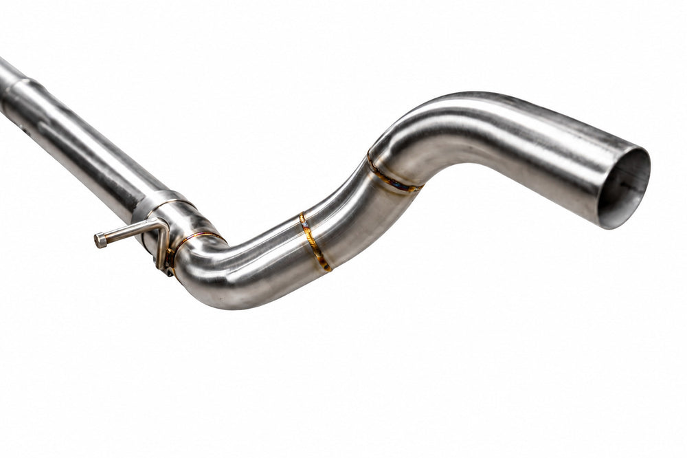 Jeep Wrangler JL 2.0L Midpipe  With Resonator Delete T304 Brushed SS