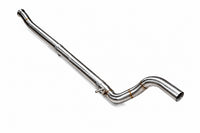 Jeep Wrangler JL 2.0L Midpipe  With Resonator Delete T304 Brushed SS