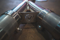 BMW G80,G82 M3,M4 3.0L Axleback, T304 SS, Carbon Fiber 4.0" Tips