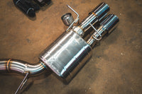 BMW E60 M5 5.0L Catback T304 SS Brushed 3.5" Tips