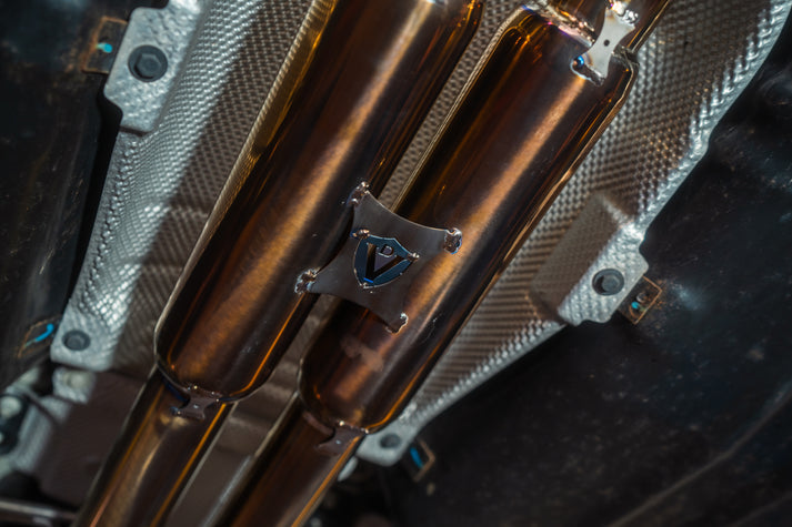 Range Rover SVR 5.0L, Full Exhaust System, Grade 5 Titanium, Titanium 4.0" Tips