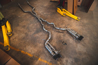BMW F10 M5 4.4L Catback T304 SS Black 3.5" Tips
