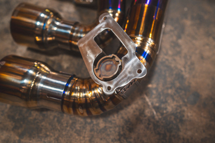 Chevy C8 Stingray, 6.2L , Catback, Grade 5 Titanium, Titanium 4" Tips