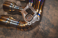 Chevy C8 Stingray, 6.2L , Catback, Grade 5 Titanium, Titanium 4" Tips