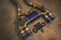 BMW G80,G82 M3,M4 3.0L Axleback, Grade 5 Titanium, Burnt 3.5" Tips