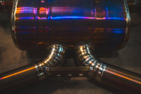 BMW G80,G82 M3,M4 3.0L Axleback, Grade 5 Titanium, Burnt 3.5" Tips