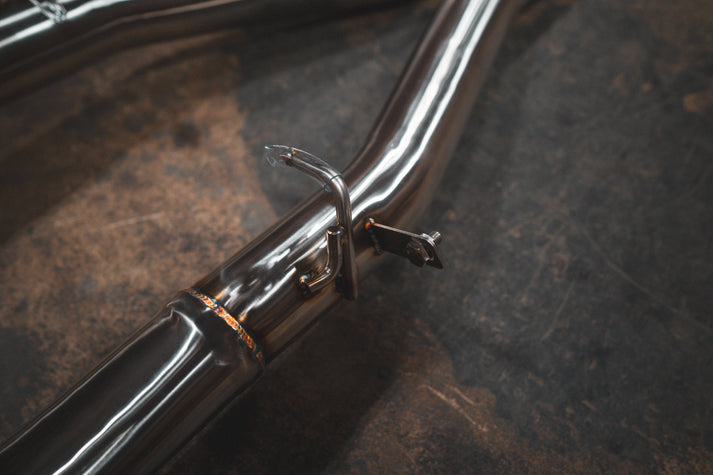 BMW G05 X7 4.4L Catback, T304 SS, Reuses OEM Style Tips
