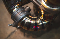 Ferrari 430 Scuderia 4.3L Catback, Grade 5 Titanium, Titanium OEM Style Tips