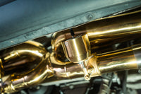 Porsche 991  3.4,3.8L, Catback, T304 SS Anodized Gold, 4.0" Tips