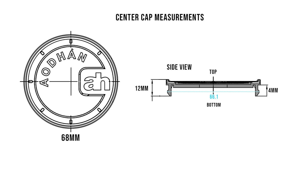 Aodhan Center Cap Fits DS Series