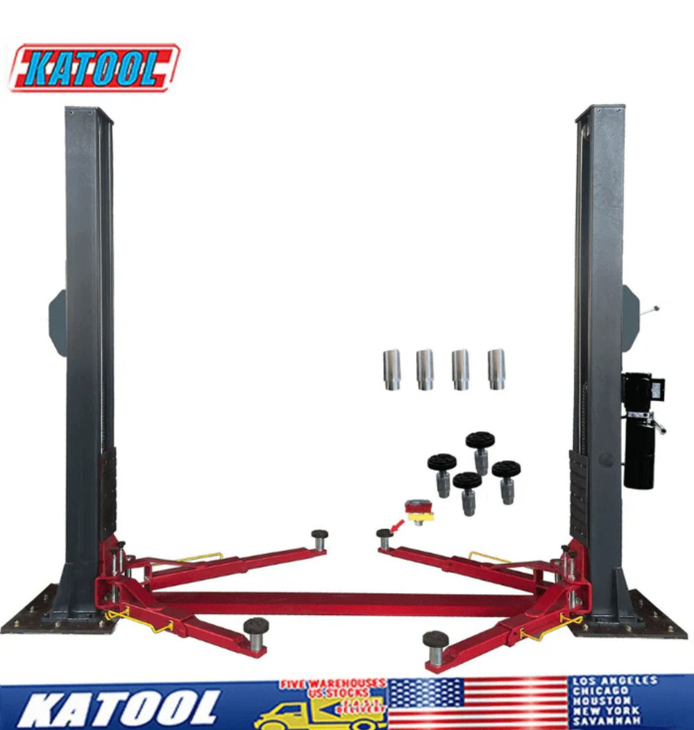 KATOOL 12,000 lb Two-Post Car Lift H120D | Torque Collective