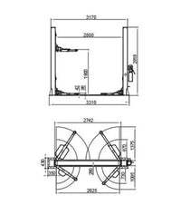 KATOOL 12,000 lb Two-Post Car Lift H120D | Torque Collective