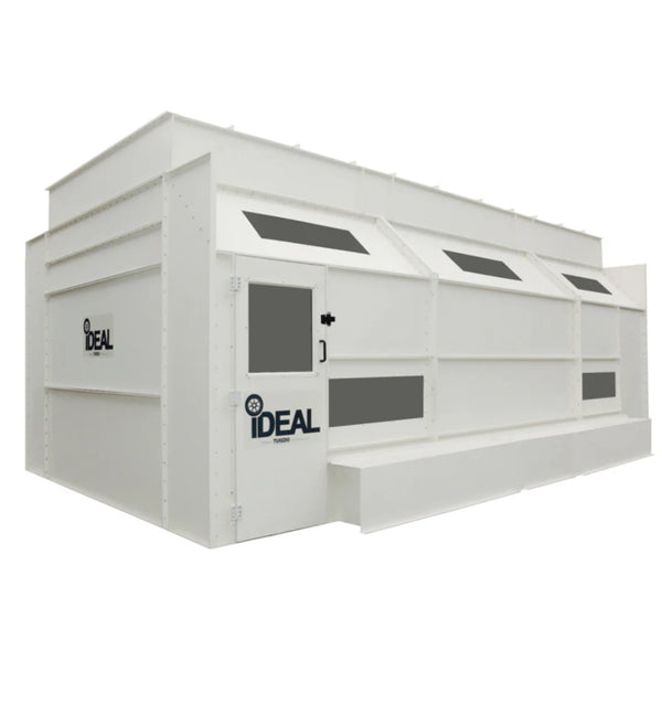 iDEAL Side Downdraft Paint Booth PSB-SDD26B-AK