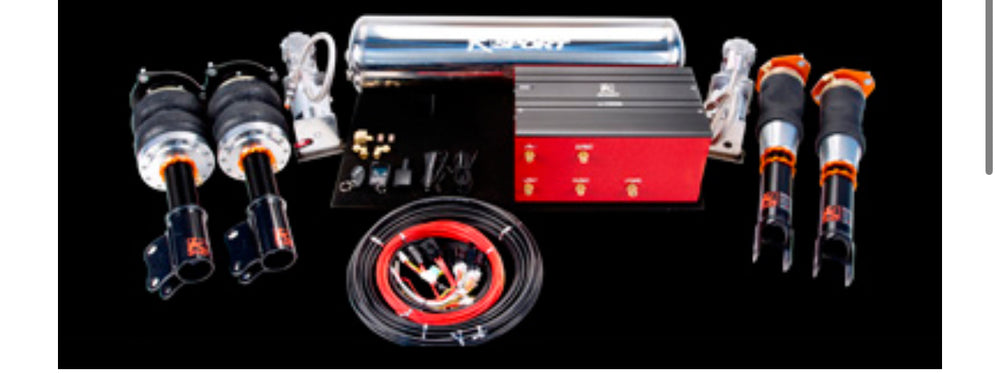 Ksport Airtech Pro Plus Air Suspension System for Toyota Previa 2008–2014 (2.4L / 3.5 Engine)