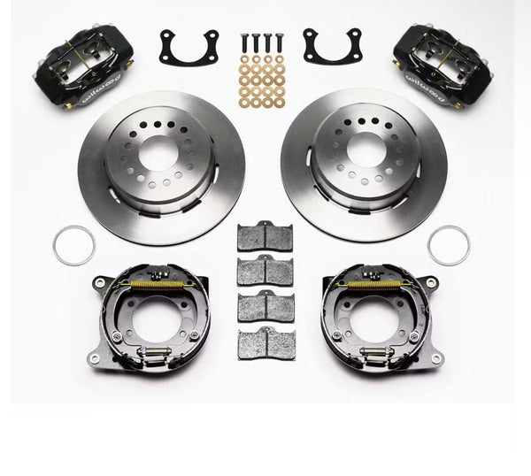 Wilwood 140-7140 Rear Disc Brake Kit Big Ford 9 Inch 2.5 Offset