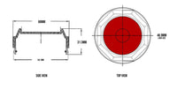 Aodhan Raised Center Cap