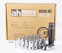 Aodhan Spline Lug Nuts Set - Conical Seat, 35mm Overall Size