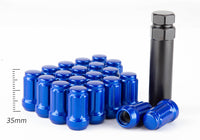 Aodhan Spline Lug Nuts Set - Conical Seat, 35mm Overall Size