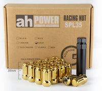 Aodhan Spline Lug Nuts Set - Conical Seat, 35mm Overall Size