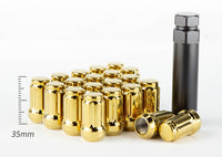 Aodhan Spline Lug Nuts Set - Conical Seat, 35mm Overall Size