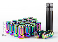 Aodhan Spline Lug Nuts Set - Conical Seat, 35mm Overall Size