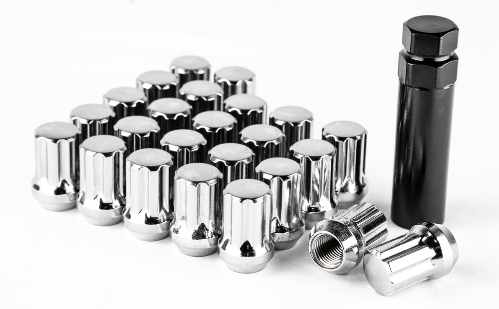 Aodhan Spline Lug Nuts Set - Conical Seat, 35mm Overall Size