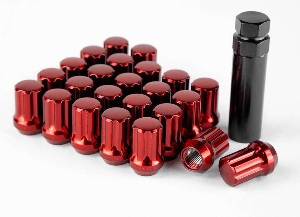 Aodhan Spline Lug Nuts Set - Conical Seat, 35mm Overall Size