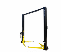 Halo 9,000 LB 4-Post Car Lift – Includes Ramps, Caster Kit & Drip Trays
