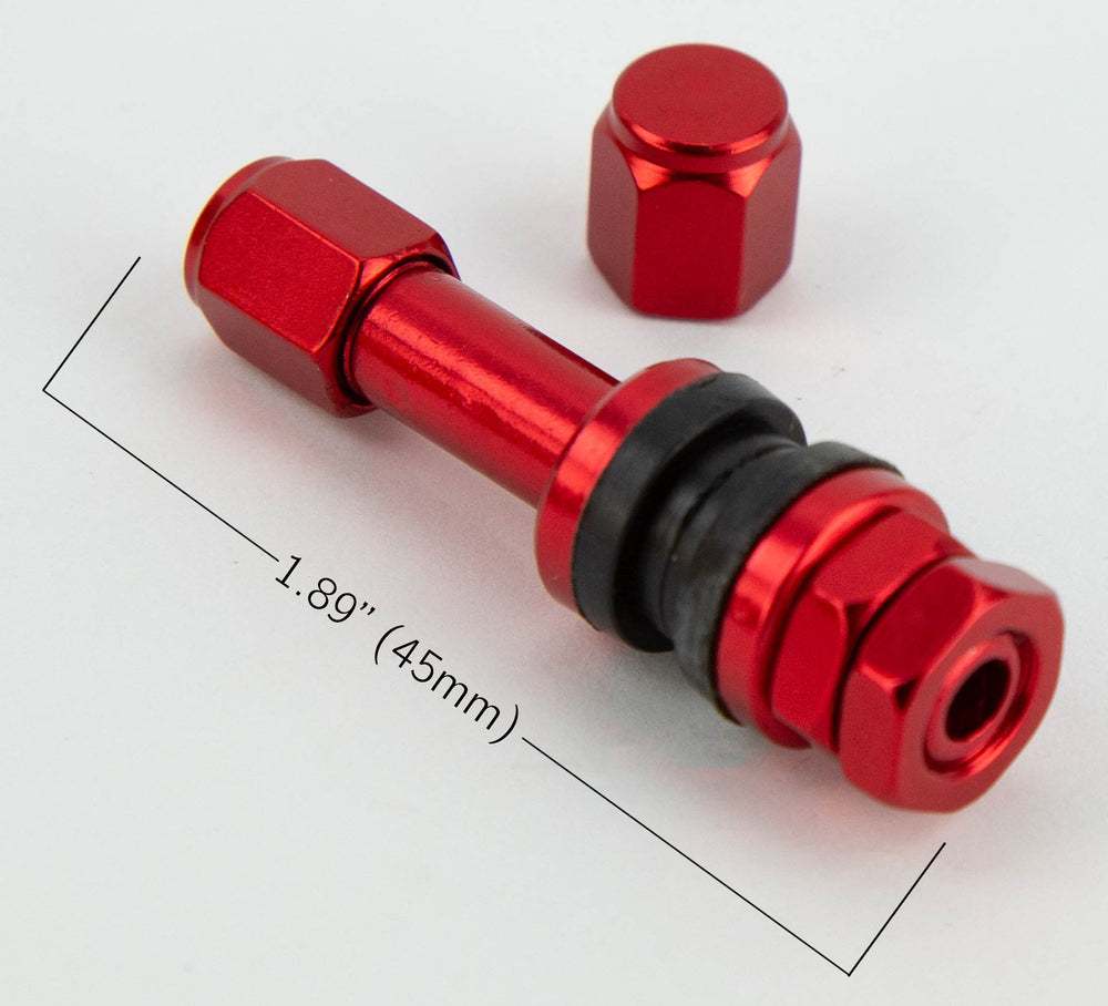 Aodhan V1 Aluminum Valve Stem Set - 1.89" Long