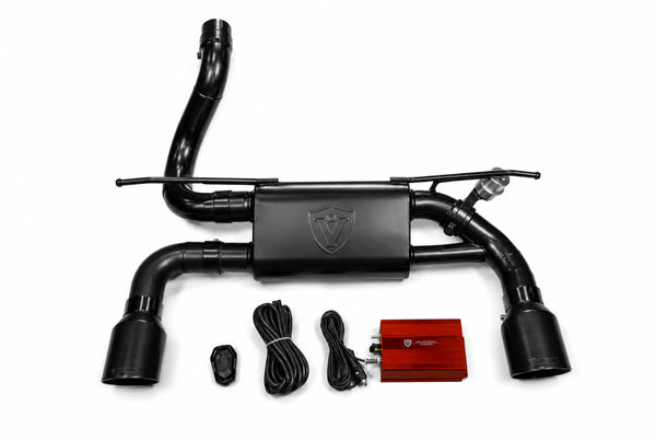 Jeep Wrangler JLU/JL Axleback T304 Brushed Stainless Steel Exhaust with 2.0L and 3.6L
