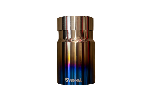 Universal Exhaust Tips 3.0" Inlet 4.0" Titanium VTD.TIP.SLVE.30.40.TIBRT