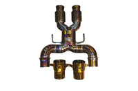 Maclaren Artura 3.0L, F1 Catback Exhaust, Grade 5 Titanium, Titanium 3.5" Tips