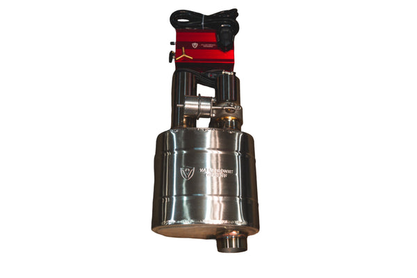 Off Road Universal Muffler Kit, Single Inlet Dual Outlet, 63MM 2.5" 1 Muffler