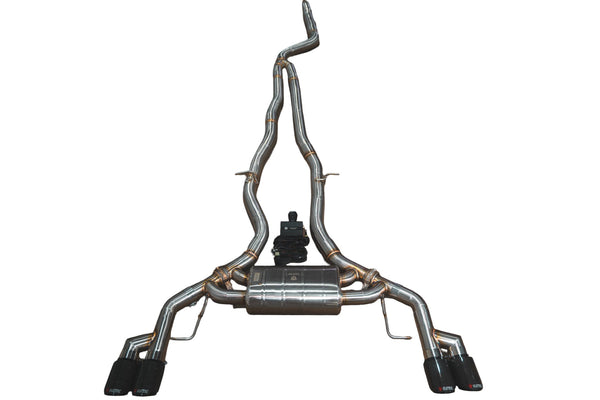 BMW G01, X3,X4 M40i 3.0L Catback, T304 SS, Black 3.5" Tips