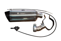 Universal Bike Valved Angled Muffler Kit 1.75" VTD.BIKE.SB.UVM.ANG.44MM