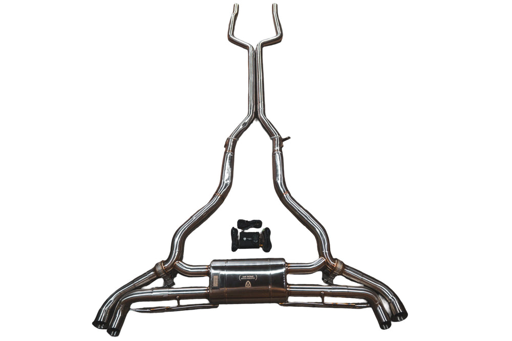 BMW G05 X7 4.4L Catback, T304 SS, Reuses OEM Style Tips