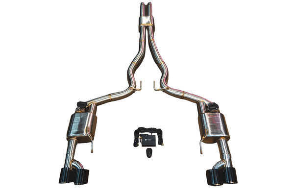 Ford S550,S650 Mustang GT, 5.0L Catback, T304 SS 3.5" Tips