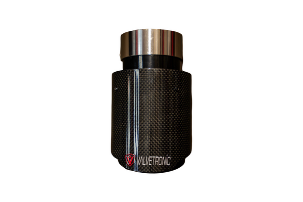 Universal Exhaust Tips 2.5" Inlet 4.0" Carbon Fiber Carbon Fiber