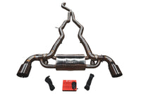 Toyota A90 Supra 3.0L, Catback, T304 SS, Brushed 5.0" Tips