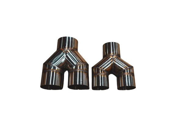 Y Pipe Ehaust Adapter, 2.5" VTD.YPIPE.63MM