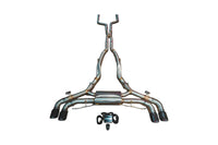 BMW F95 X5M 4.4L Catback, T304 SS Carbon Fiber 4.0" Tips